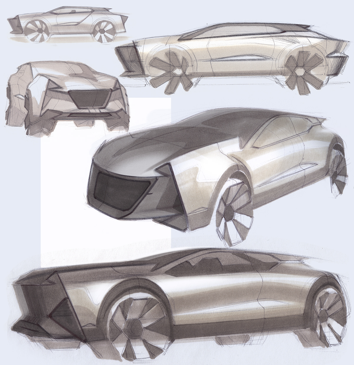 Sketch book，automobile，product design，