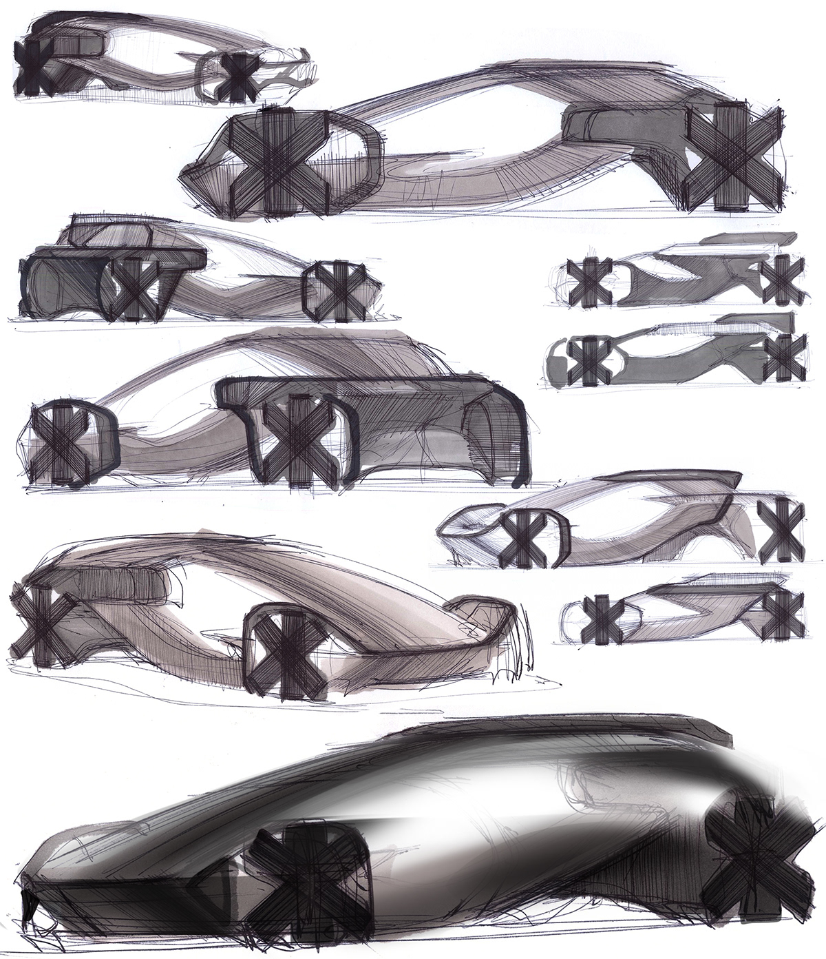 Sketch book，automobile，product design，