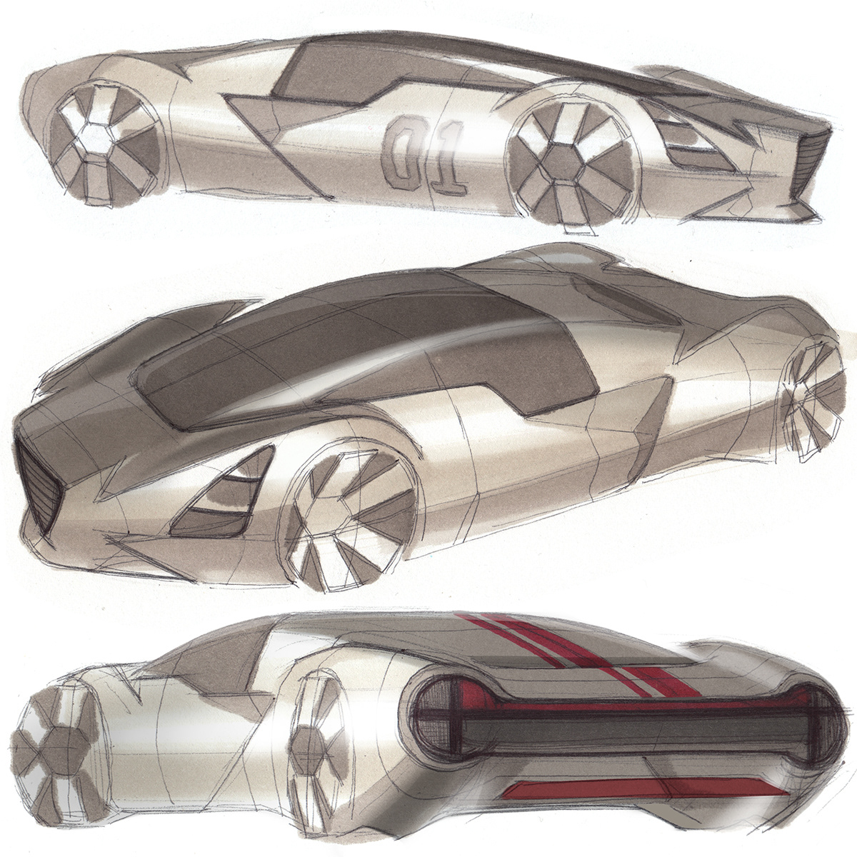 Sketch book，automobile，product design，