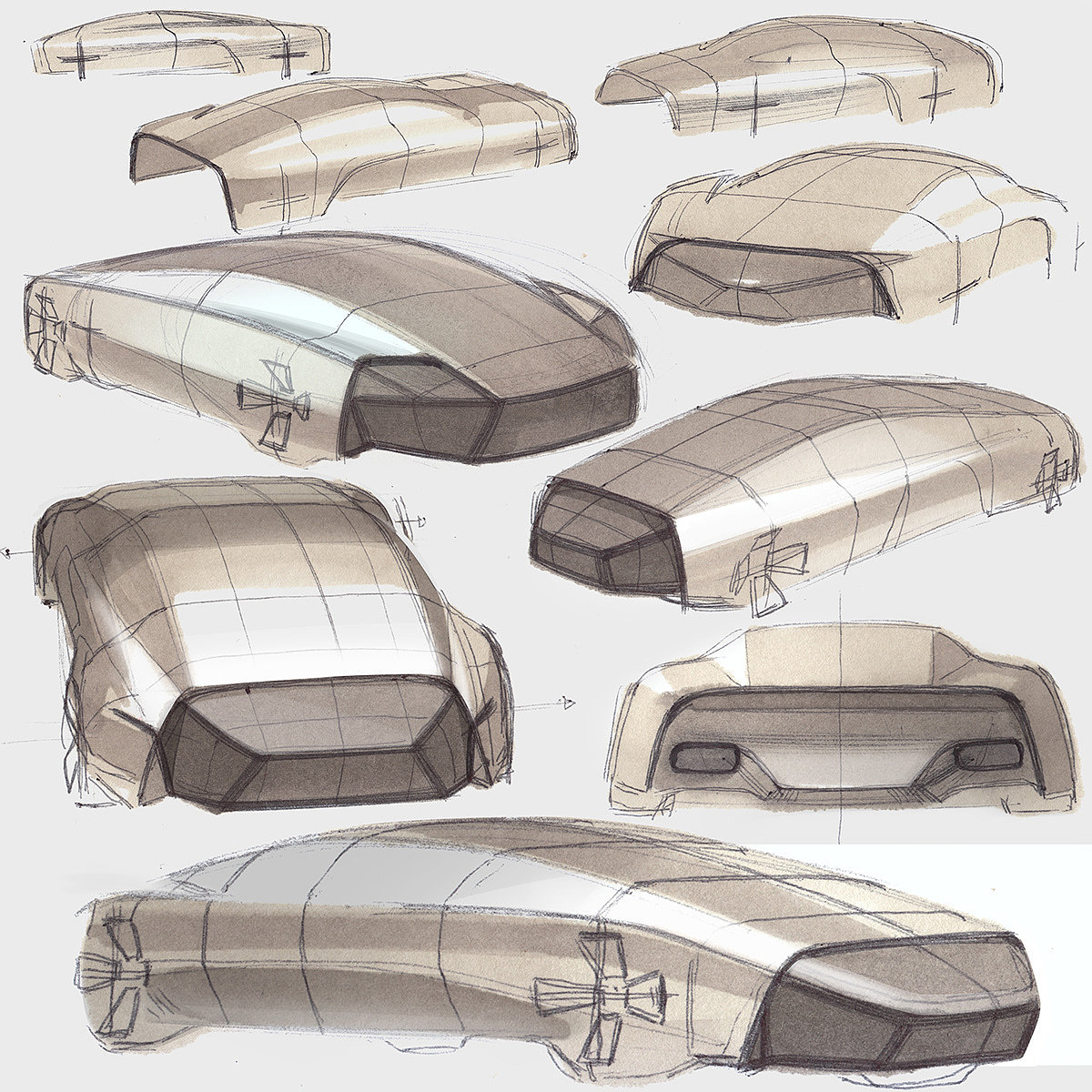 Sketch book，automobile，product design，