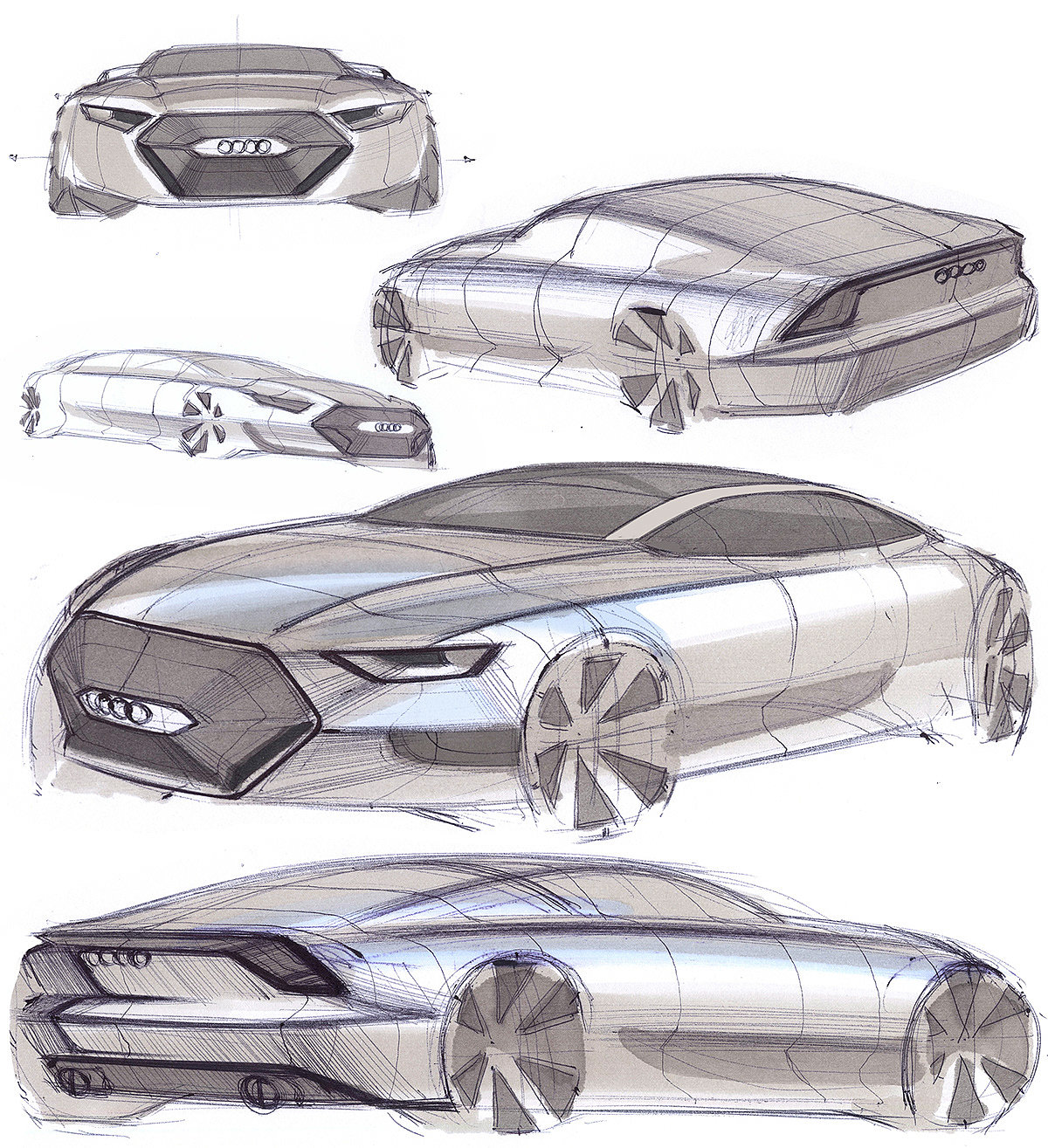 Sketch book，automobile，product design，