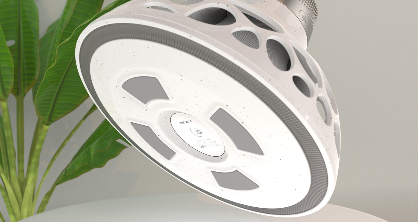 product design，speaker，Voronoi，Recycled materials，