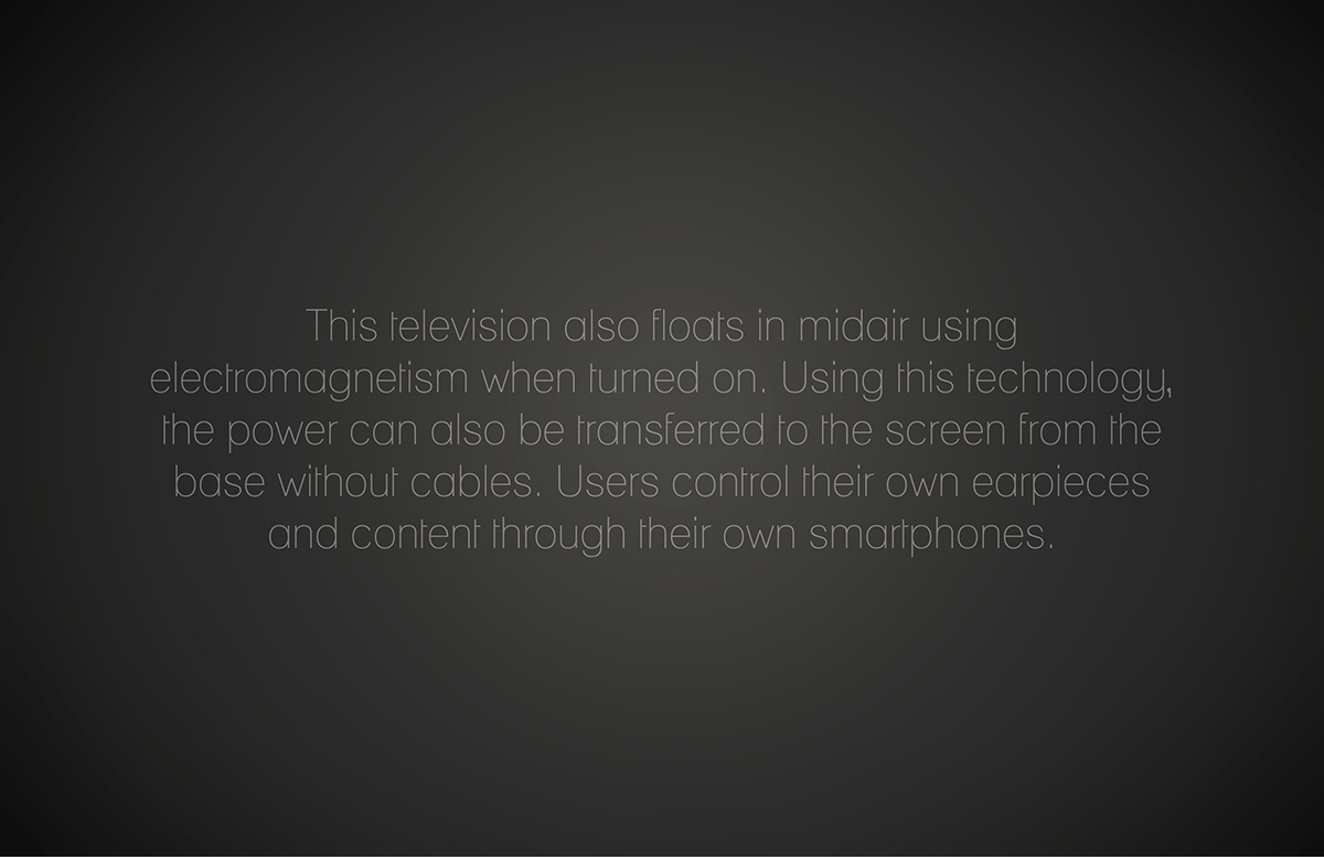 television，future，concept，black，