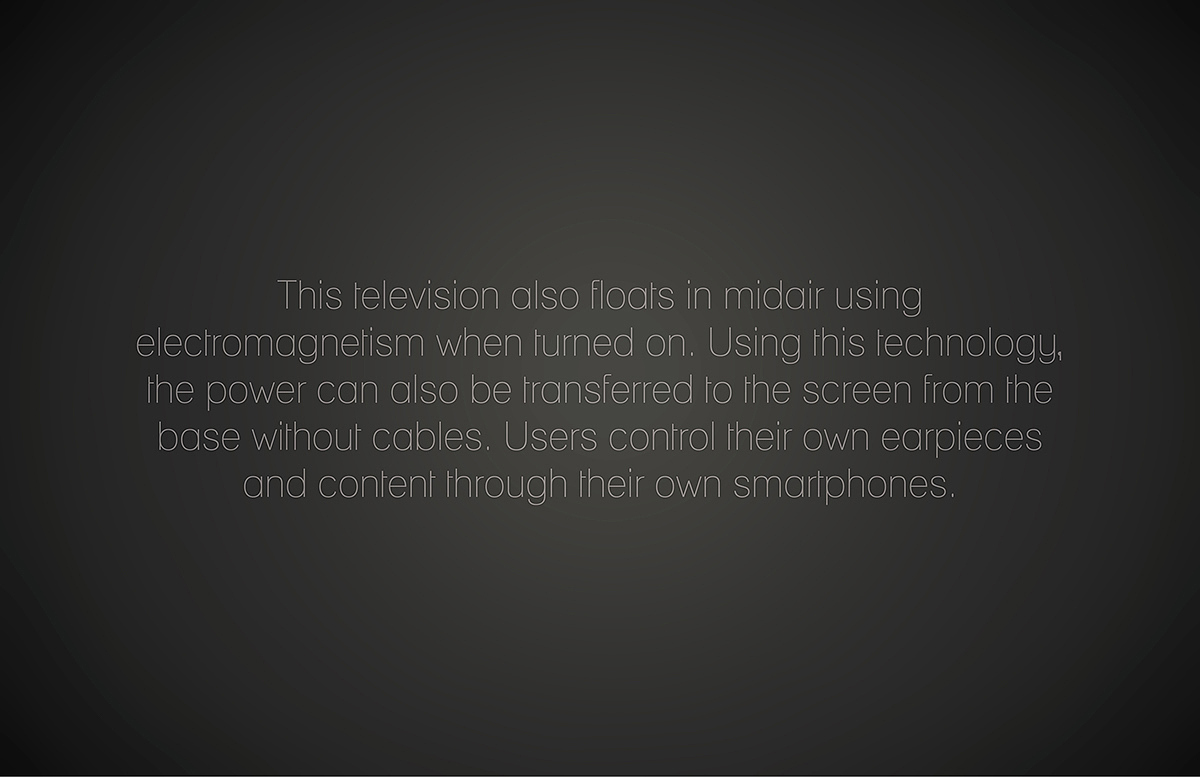 television，future，concept，black，