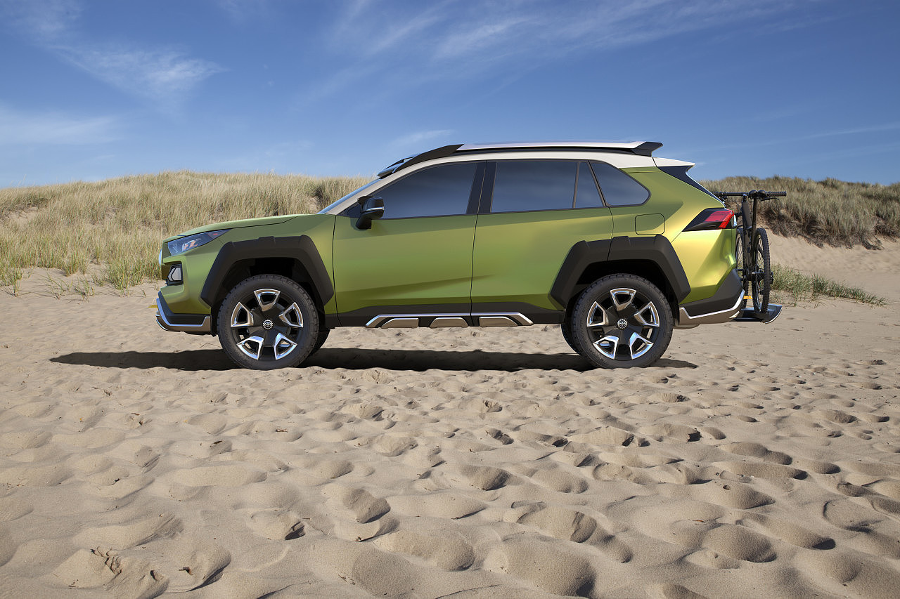 automobile，Toyota，green，yellow，2017 Los Angeles Auto Show，