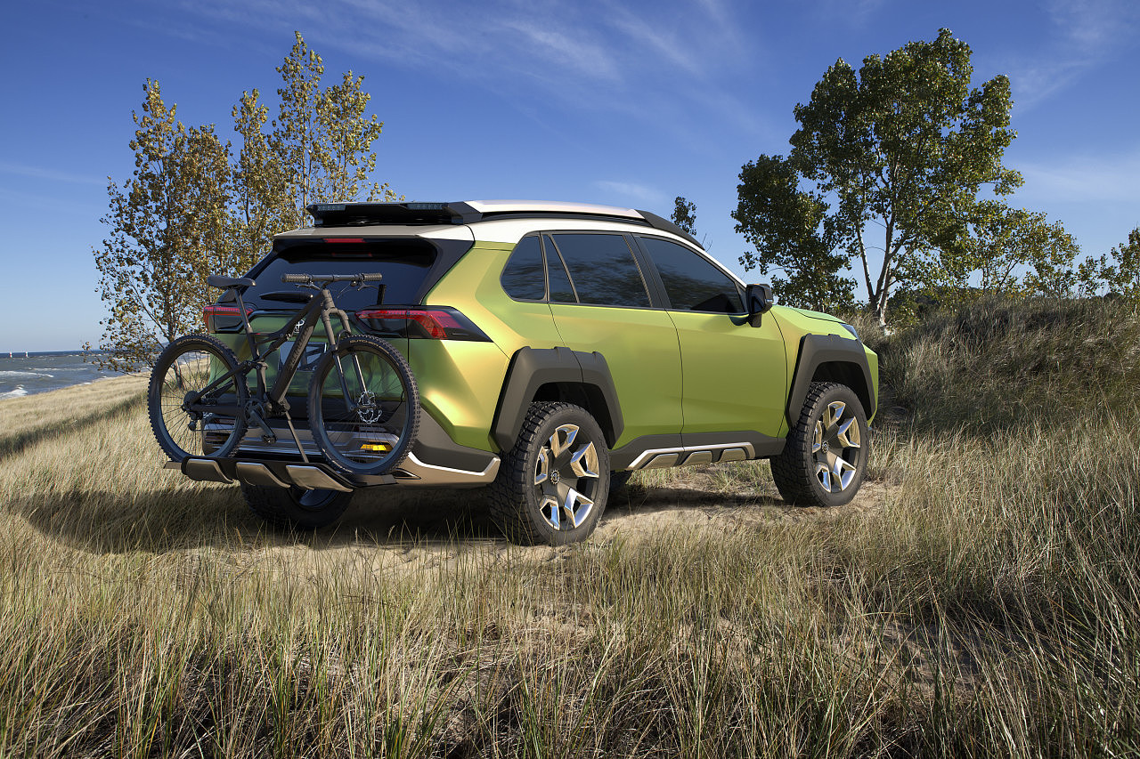 automobile，Toyota，green，yellow，2017 Los Angeles Auto Show，