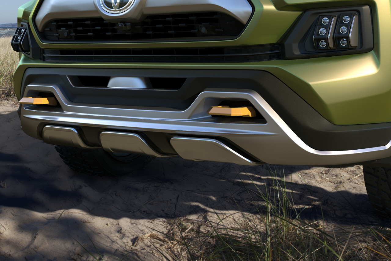 automobile，Toyota，green，yellow，2017 Los Angeles Auto Show，