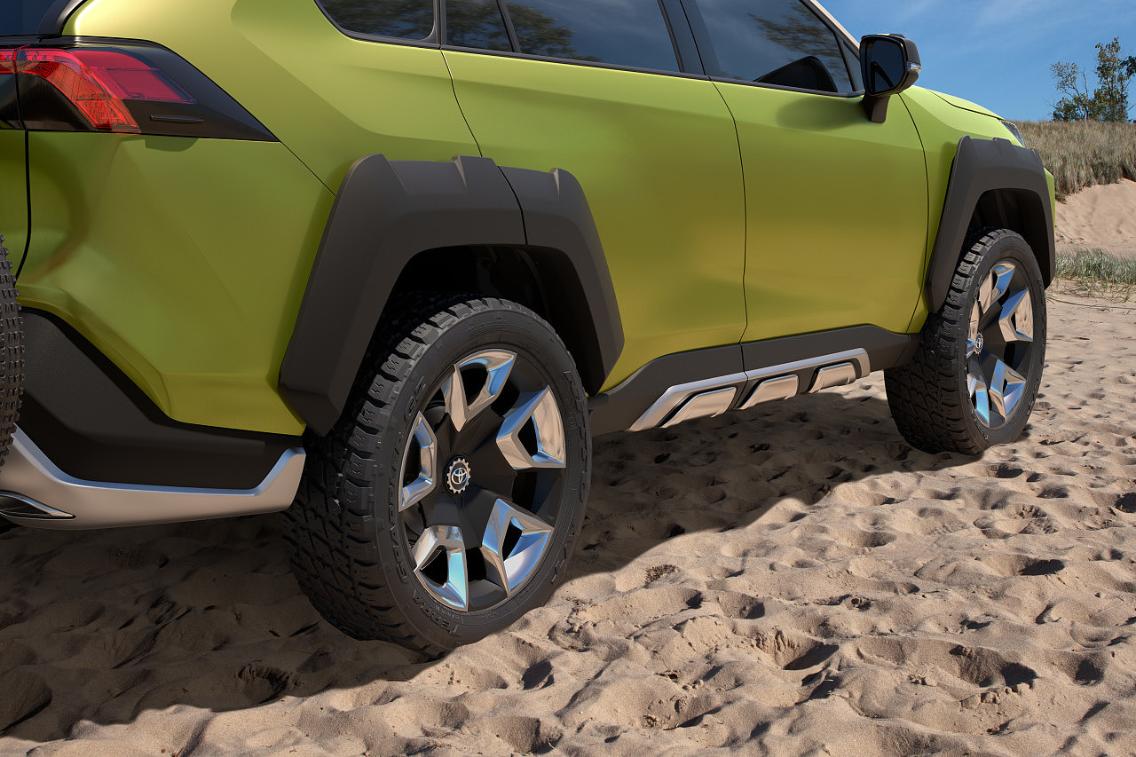 automobile，Toyota，green，yellow，2017 Los Angeles Auto Show，