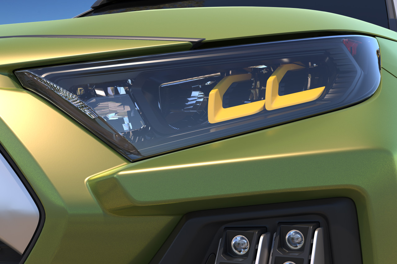 automobile，Toyota，green，yellow，2017 Los Angeles Auto Show，