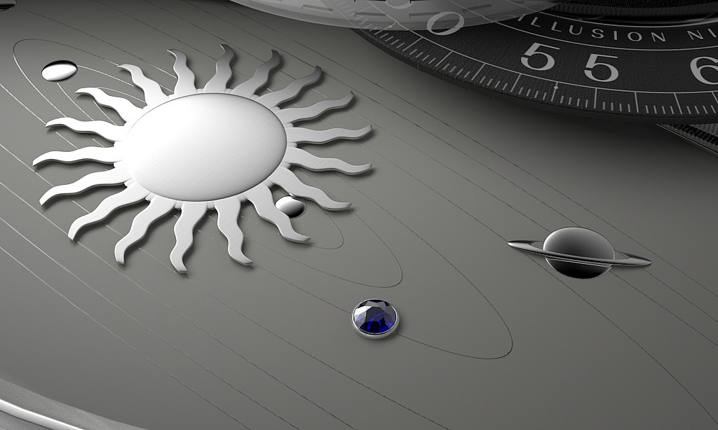day，night，Illusion，CGI rendering，Wrist watch，fantasy，
