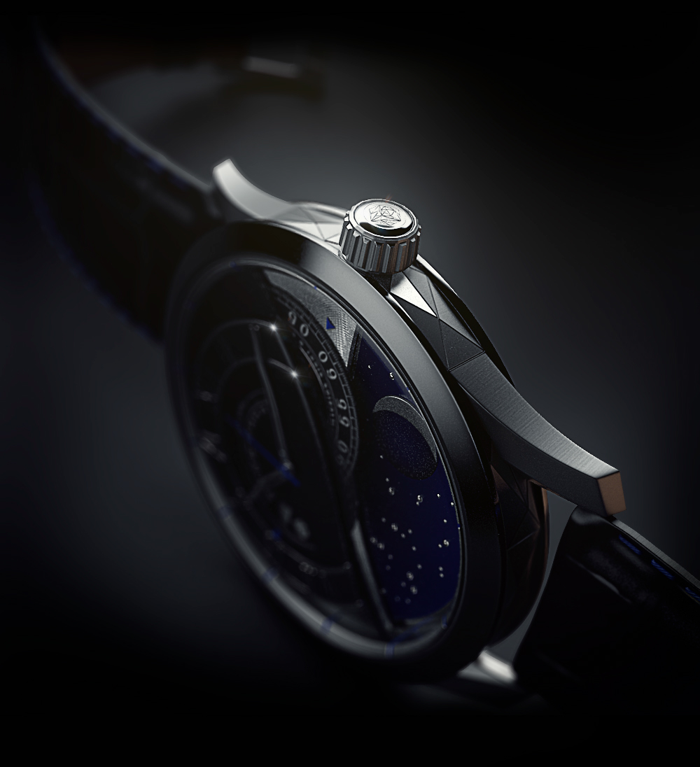 day，night，Illusion，CGI rendering，Wrist watch，fantasy，