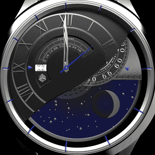 day，night，Illusion，CGI rendering，Wrist watch，fantasy，