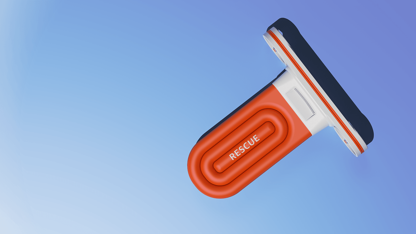 UAV，Marine rescue tools，industrial design，LIFE DRONE，