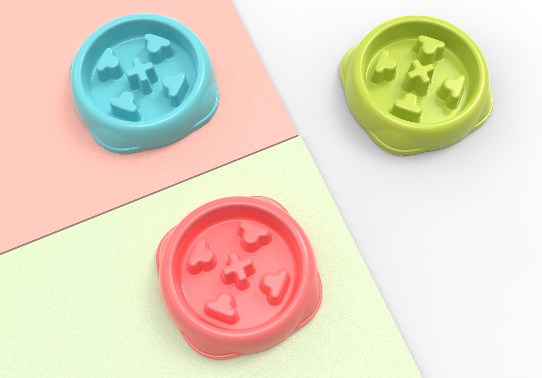 Pet bowl，Slow food bowl，Dog Basin，