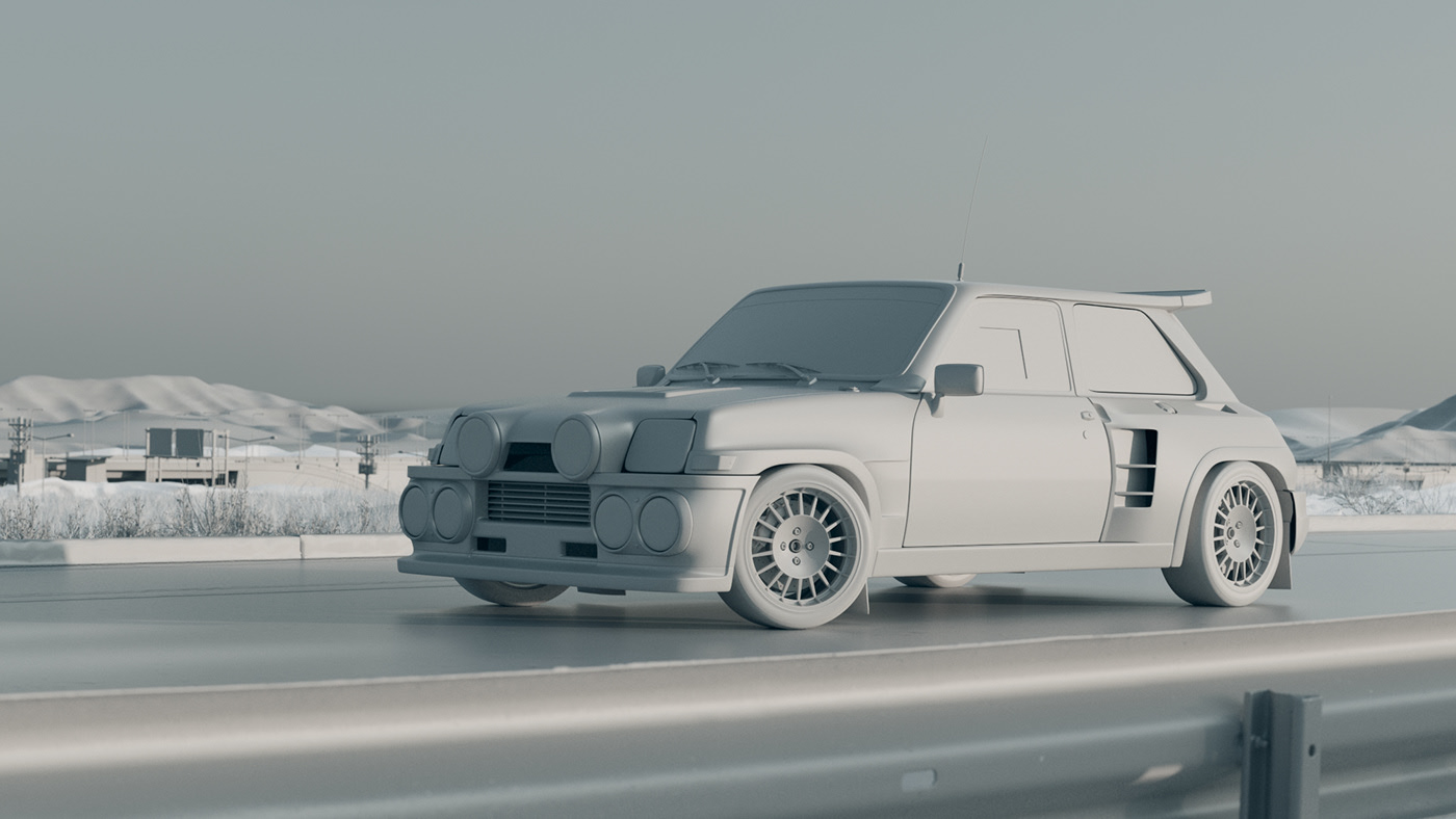 Goon _，Renault 5，renault，cgi，
