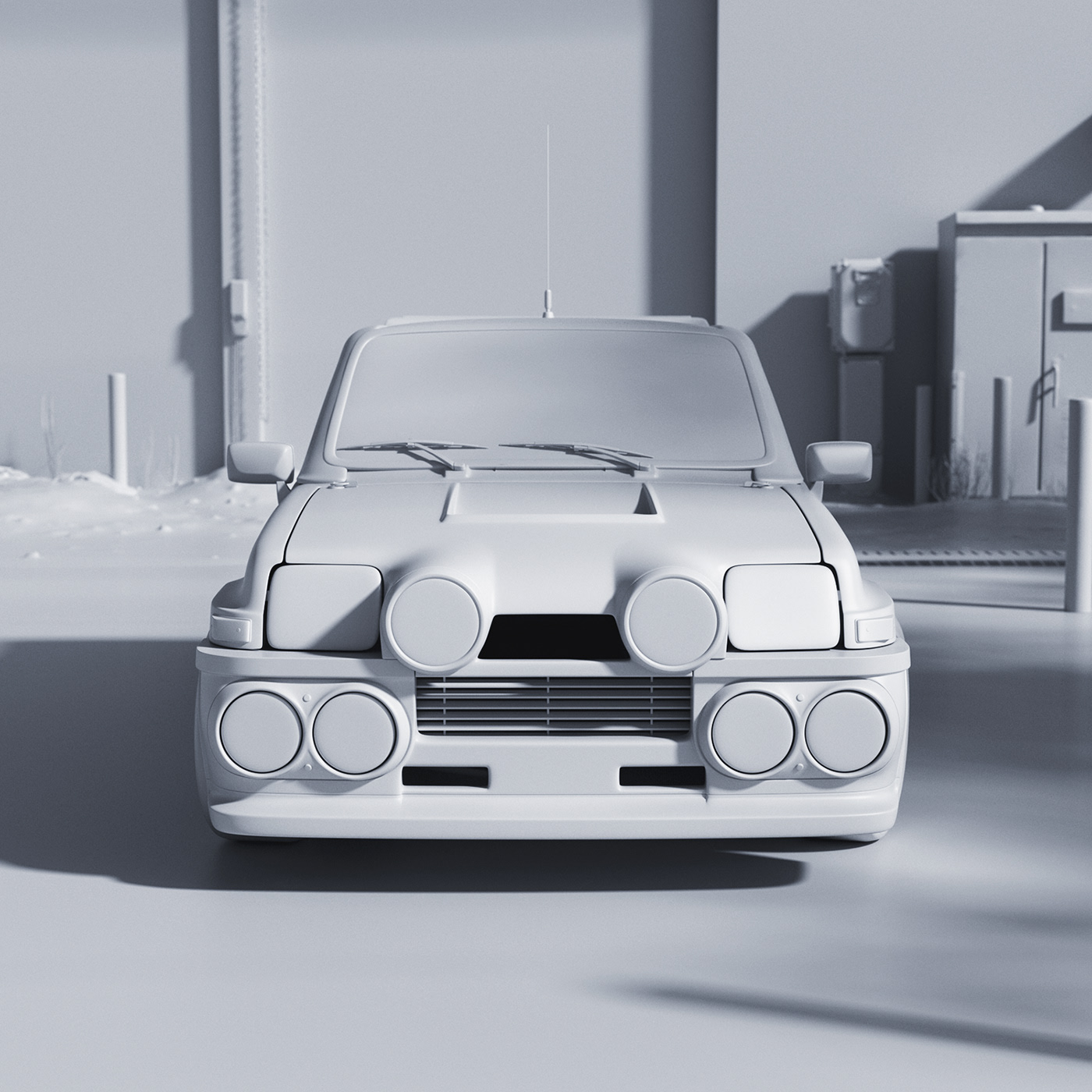 Goon _，Renault 5，renault，cgi，