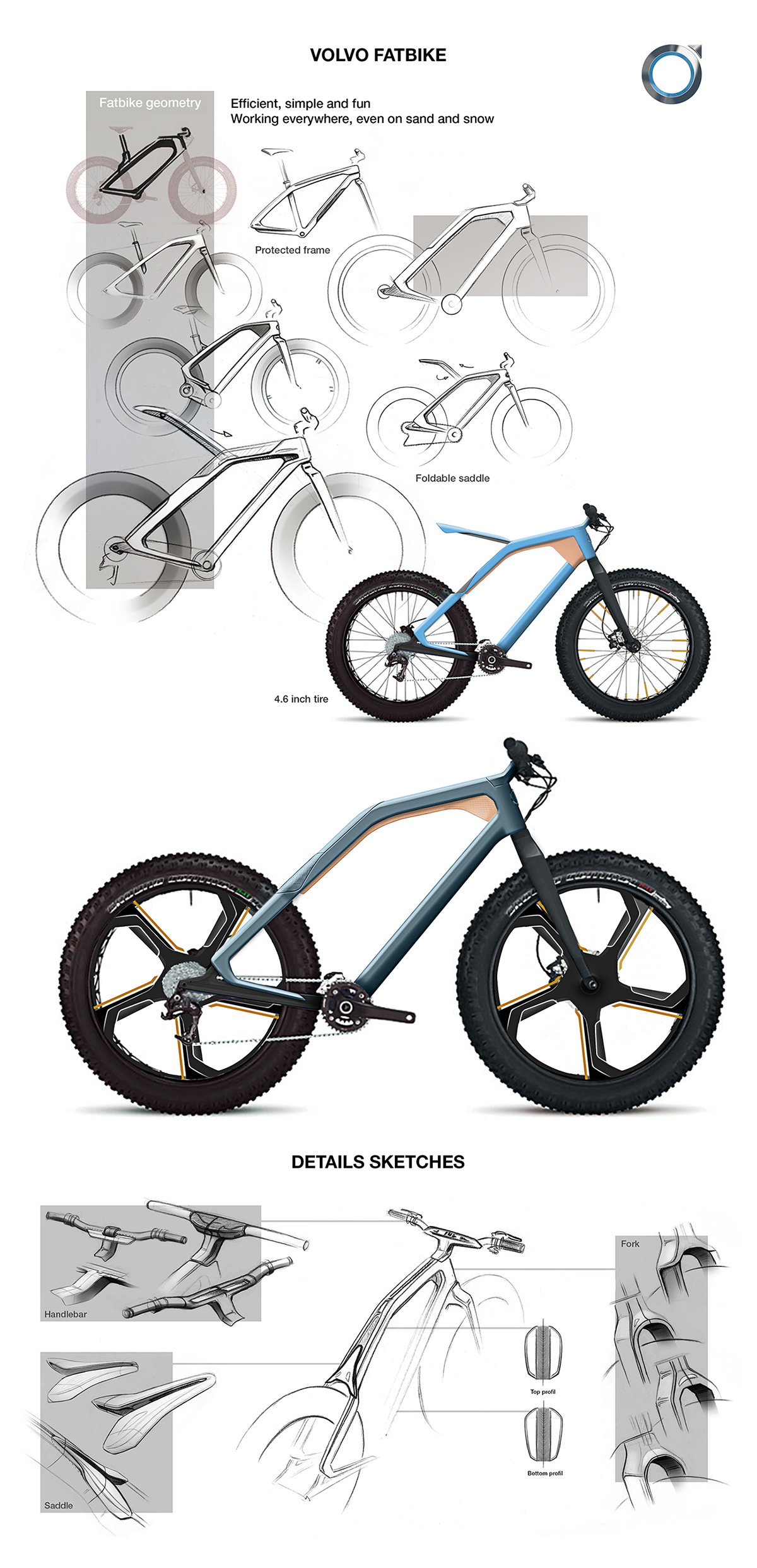 Snow，Volvo，Bicycle，fold，