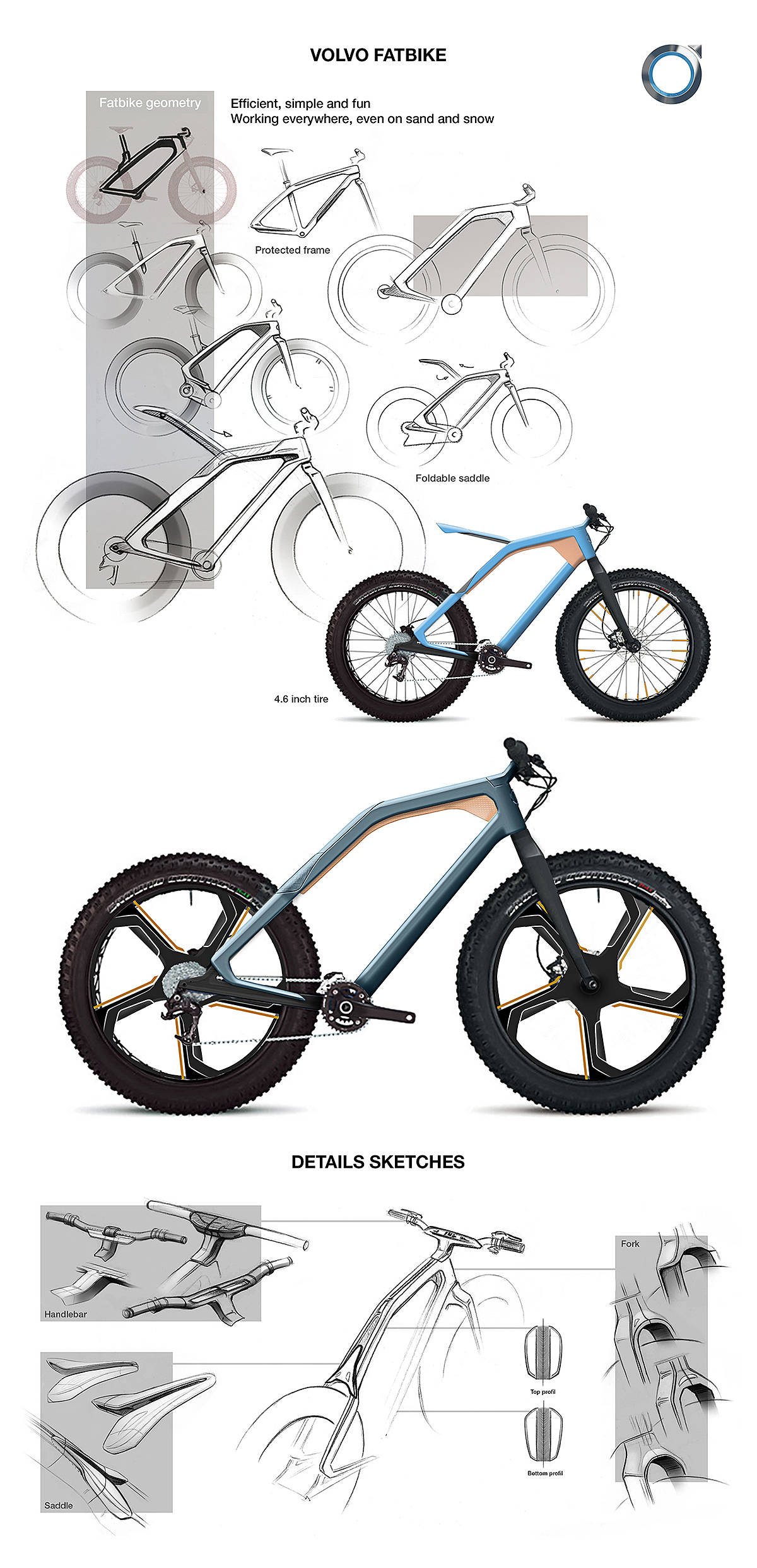 Snow，Volvo，Bicycle，fold，