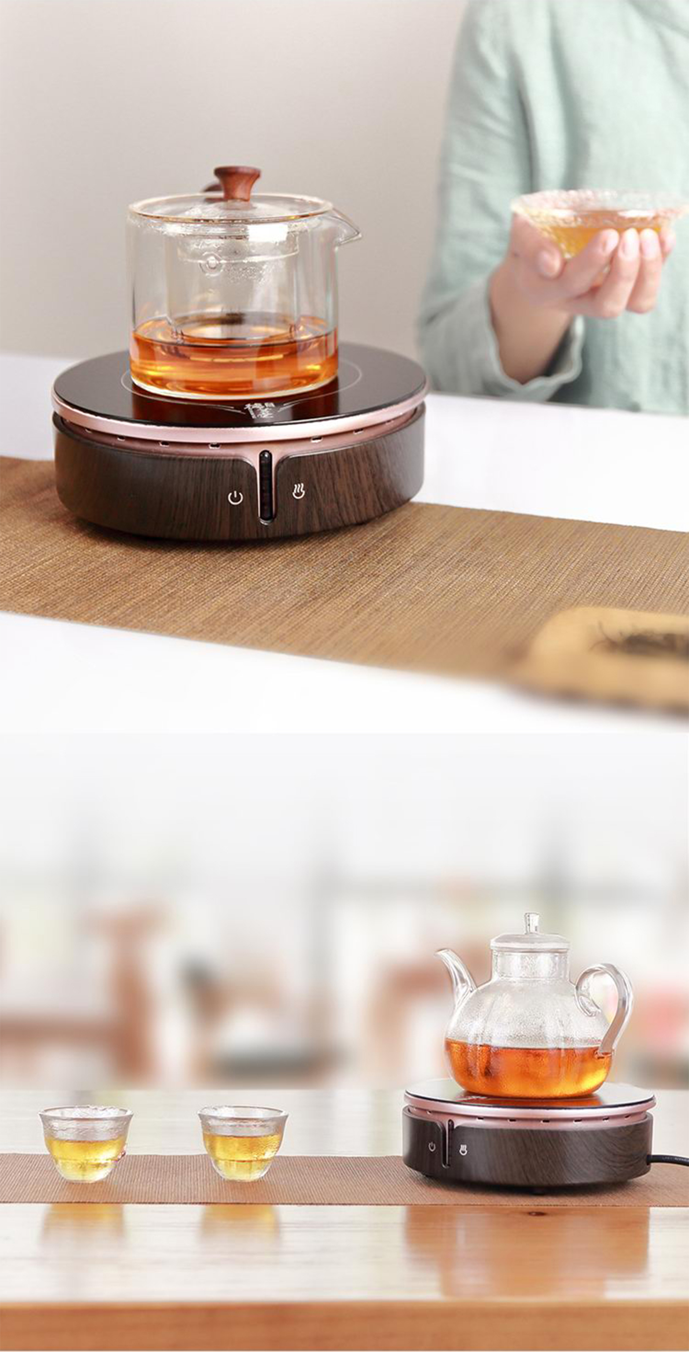 industrial design，product design，small home appliances，Tea appliance，tea set，Electric furnace，Radiant-cooker，