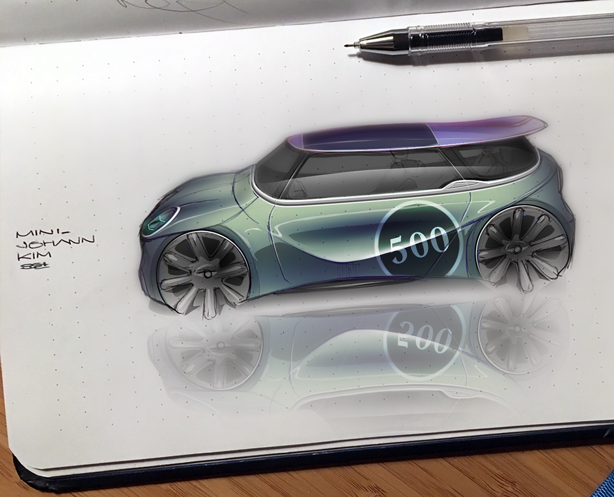 automobile，Hand drawn，juhan ，Kim，