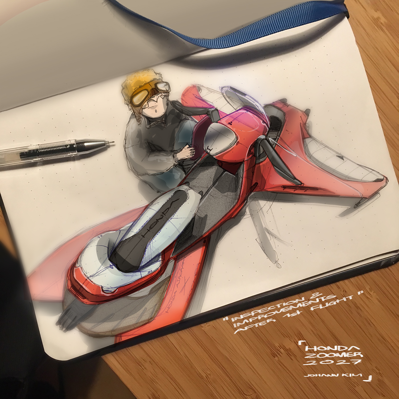 automobile，Hand drawn，juhan ，Kim，