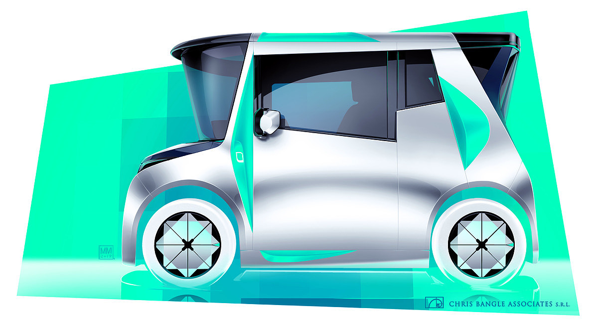 vehicle，Hand drawn，Matteo Mariuzzo，ps，