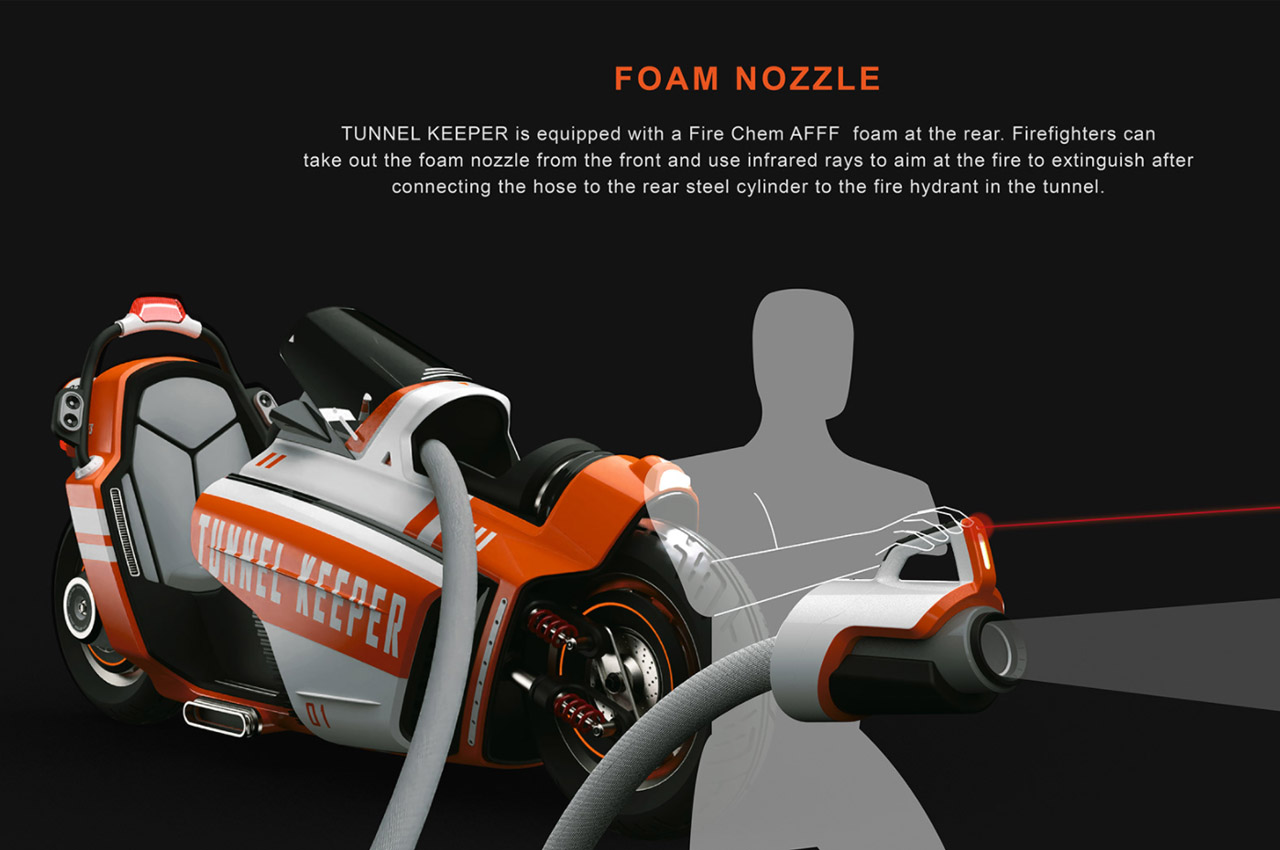 motorcycle，fire control，fire，