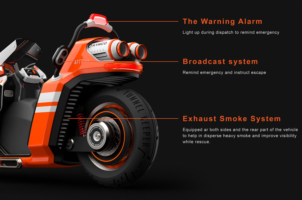 motorcycle，fire control，fire，