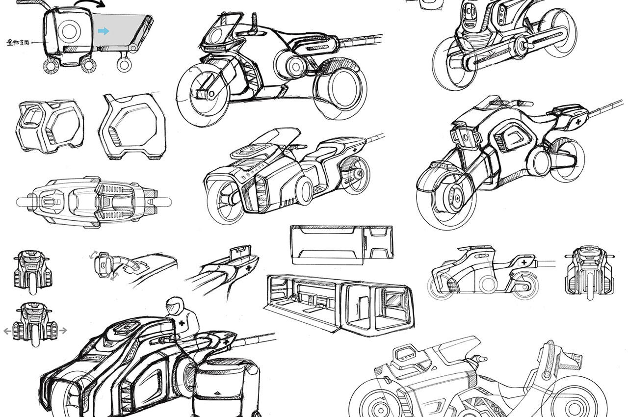 motorcycle，fire control，fire，