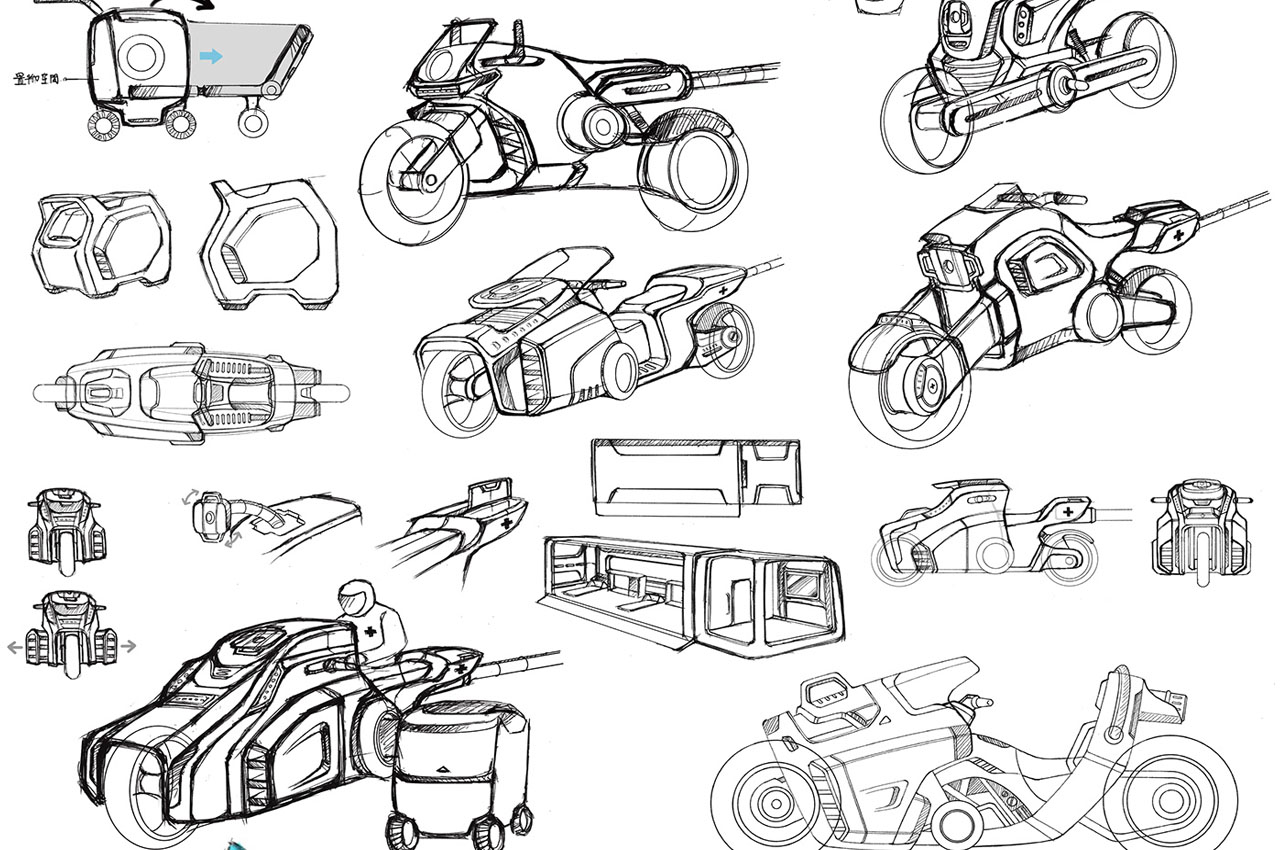 motorcycle，fire control，fire，