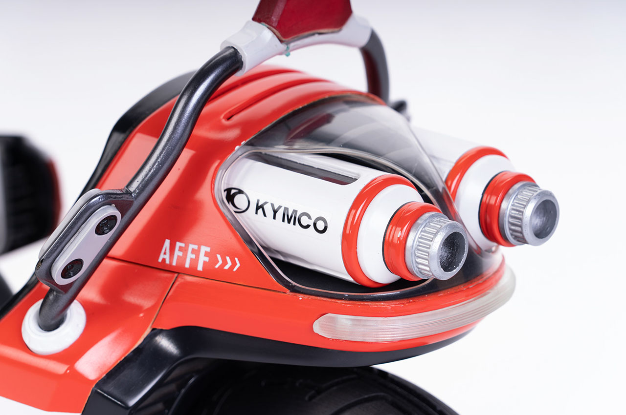 motorcycle，fire control，fire，