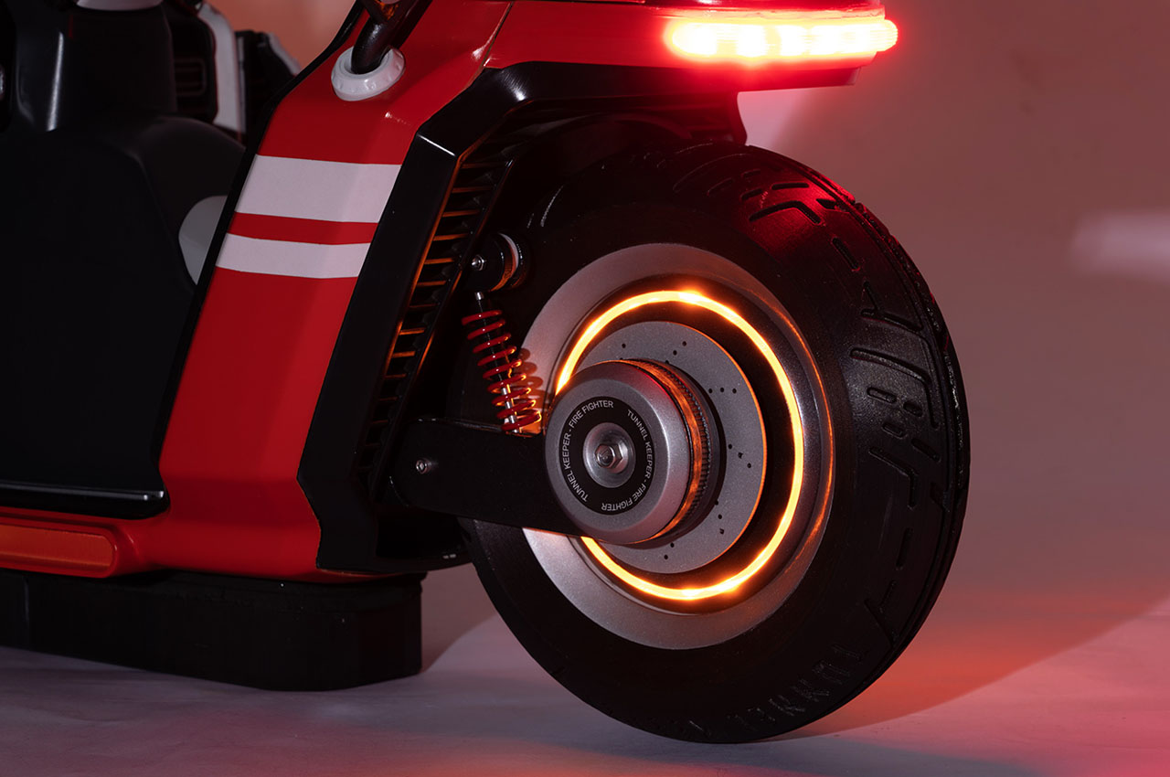 motorcycle，fire control，fire，