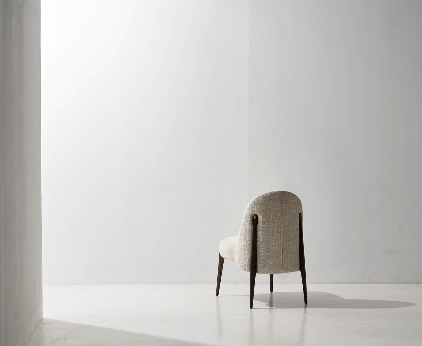 chair，oak，brass，