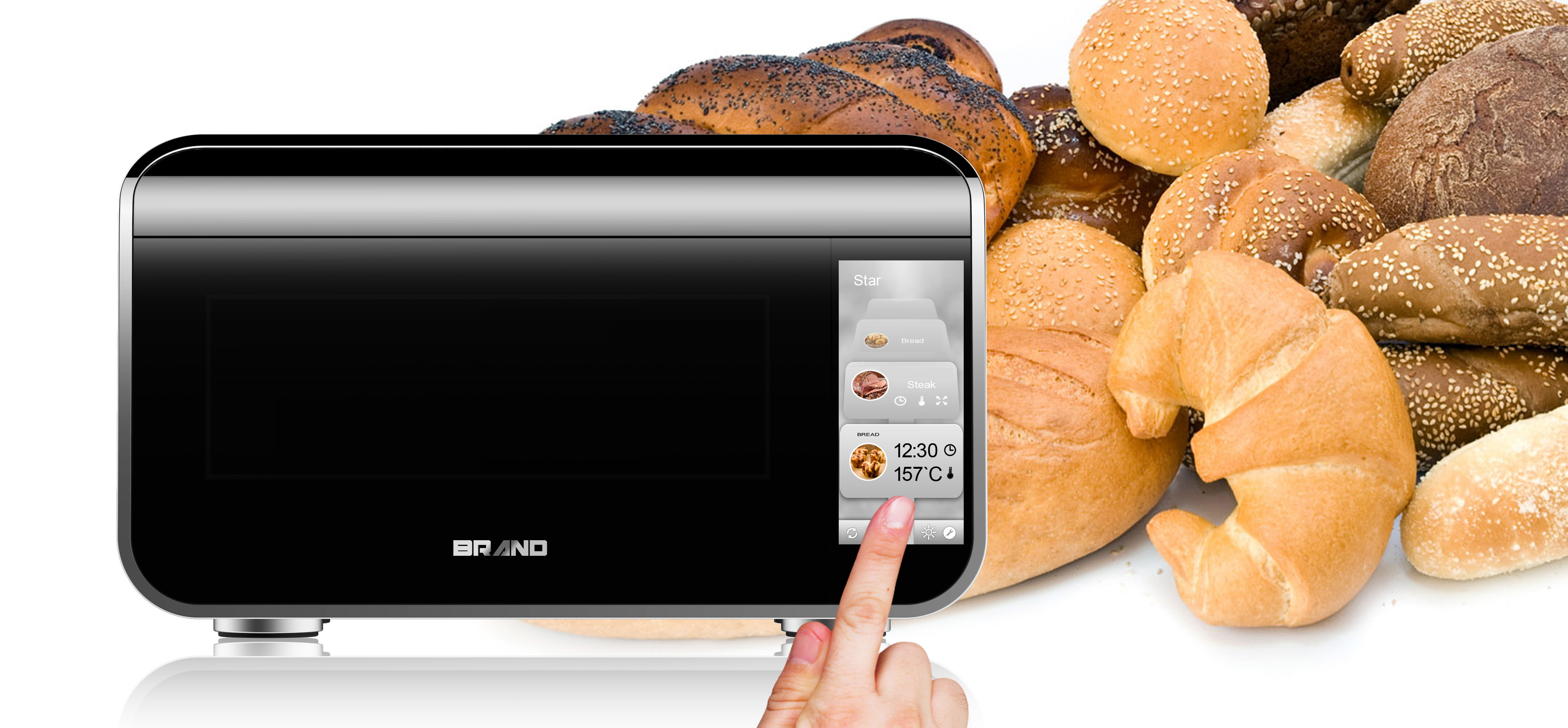 industrial design，product design，small home appliances，Kitchen appliances，Bread machine，Electric oven，