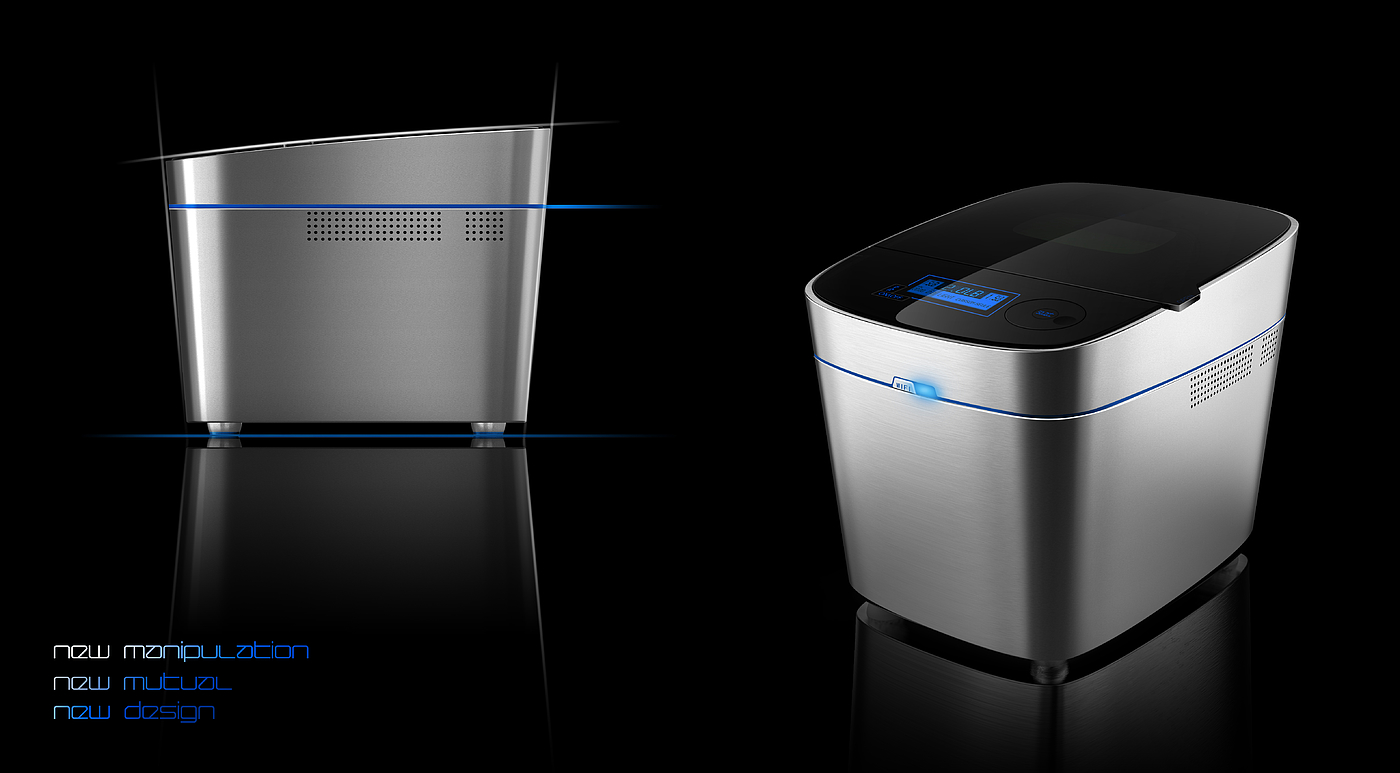 industrial design，product design，small home appliances，Kitchen appliances，Bread machine，Electric oven，
