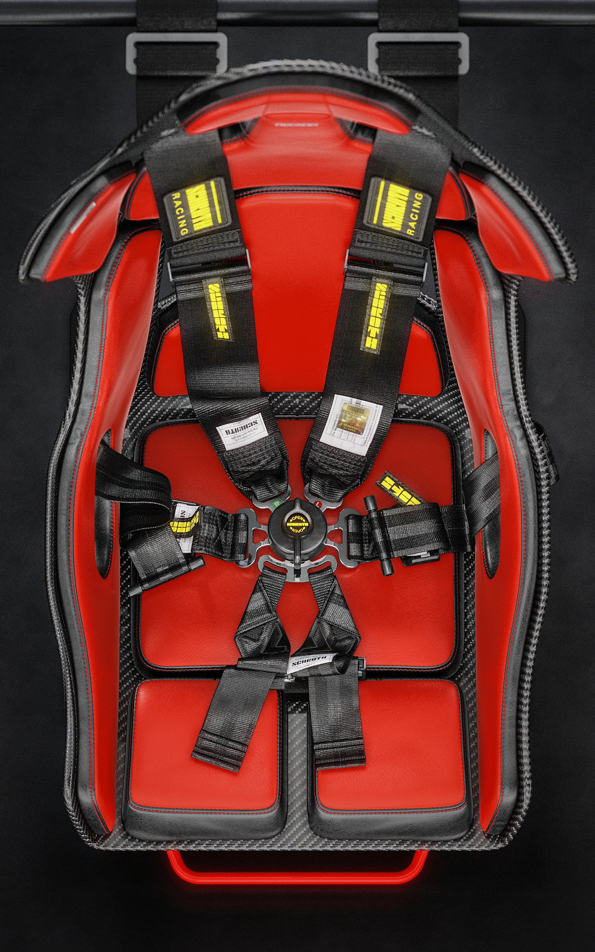 auto parts，Recaro Seats，3D model，Racing seat，