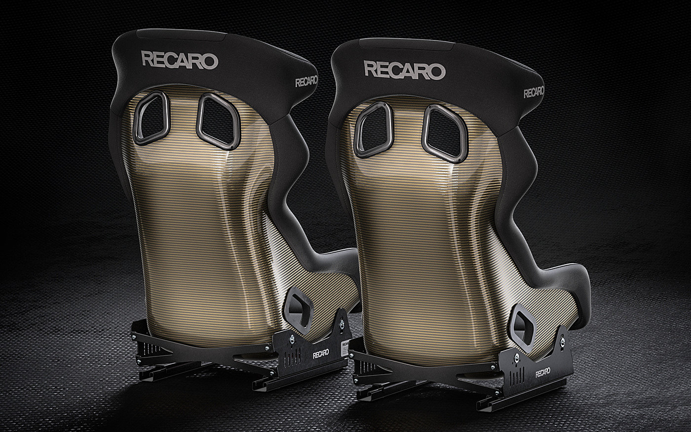 auto parts，Recaro Seats，3D model，Racing seat，