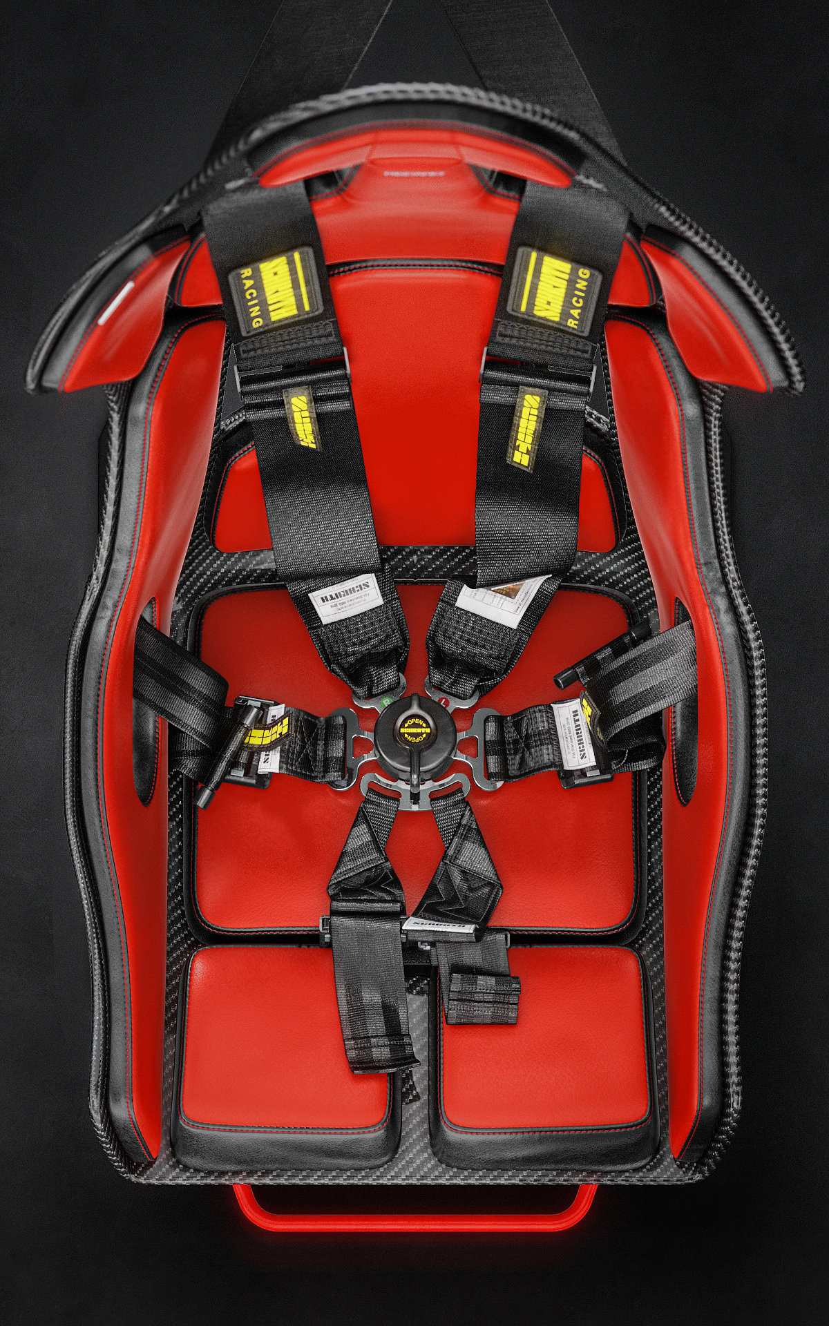 auto parts，Recaro Seats，3D model，Racing seat，