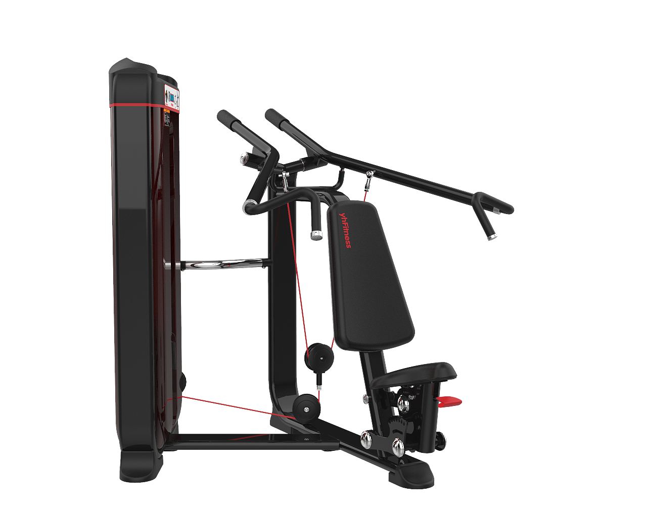 Yu He design，Yuhe fitness equipment design，Sports equipment design，Commercial fitness equipment，Shoulder Press ，