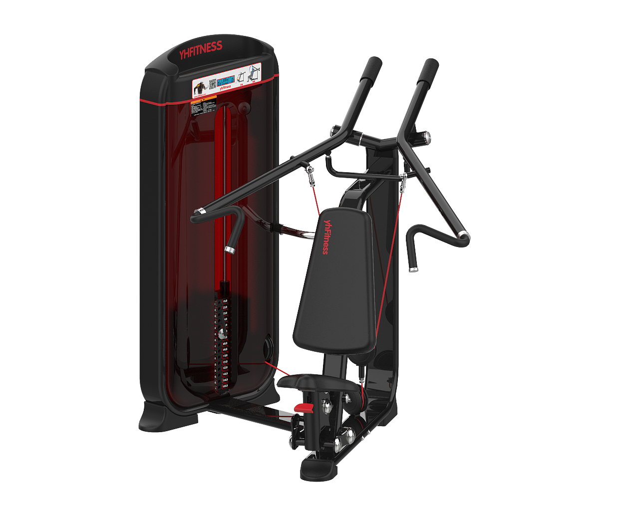 Yu He design，Yuhe fitness equipment design，Sports equipment design，Commercial fitness equipment，Shoulder Press ，
