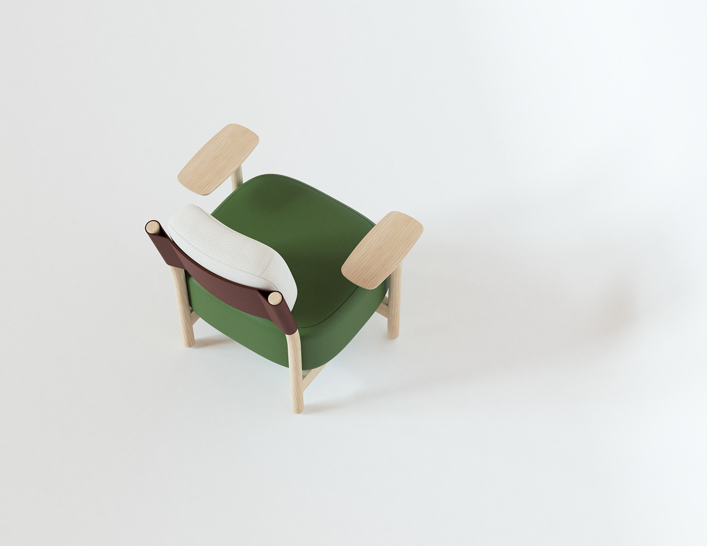 chair，originality，green，