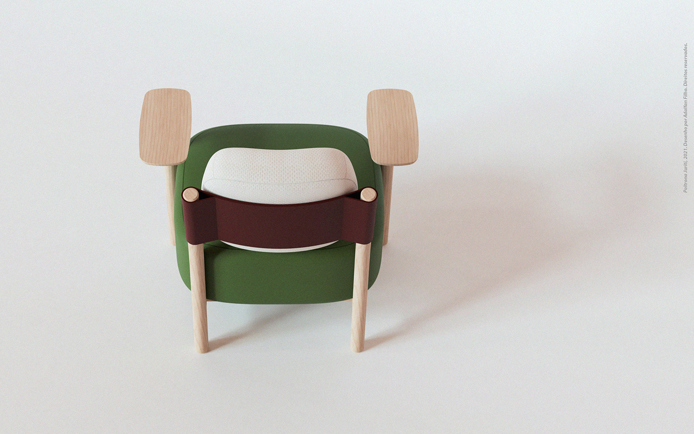 chair，originality，green，