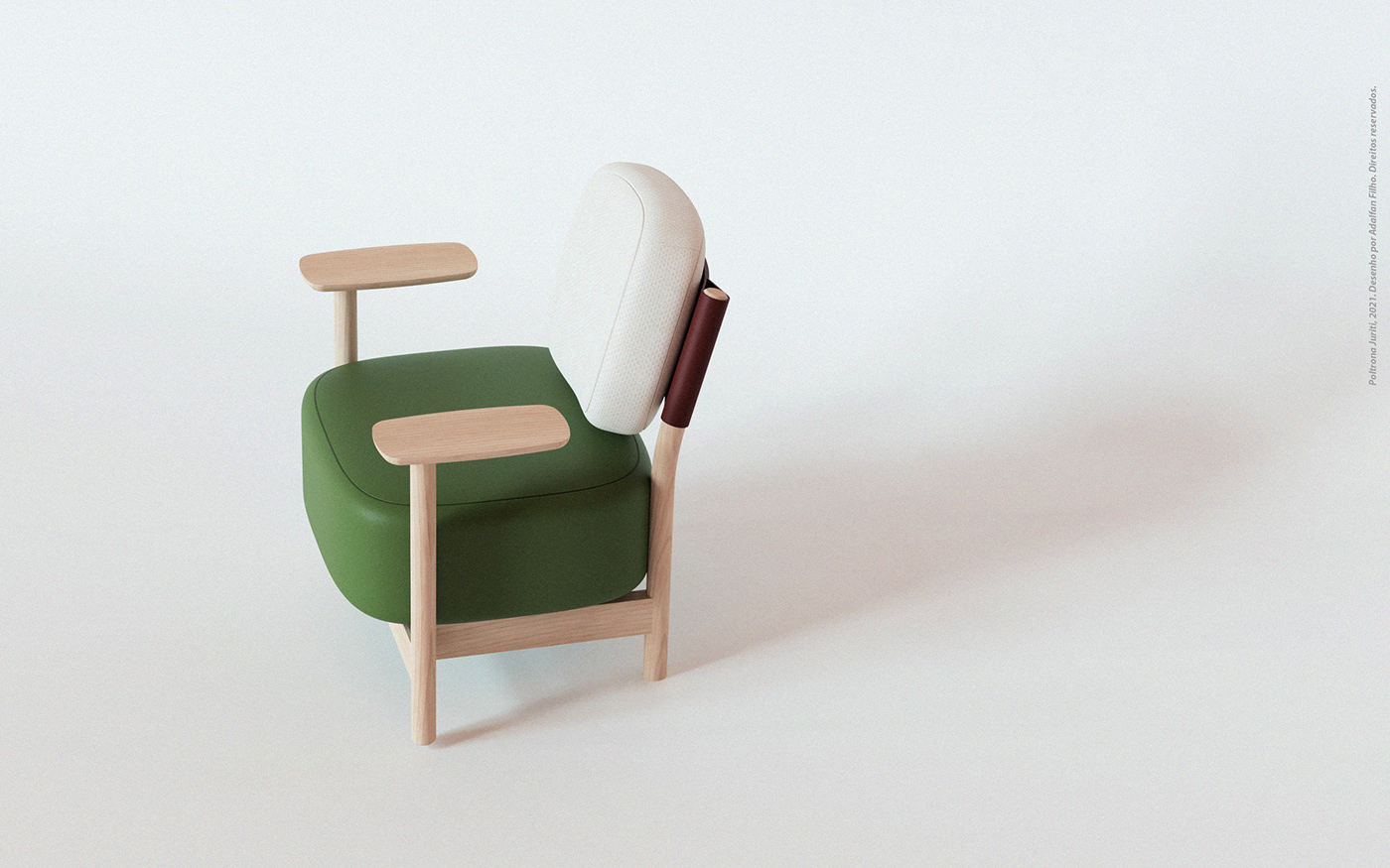 chair，originality，green，