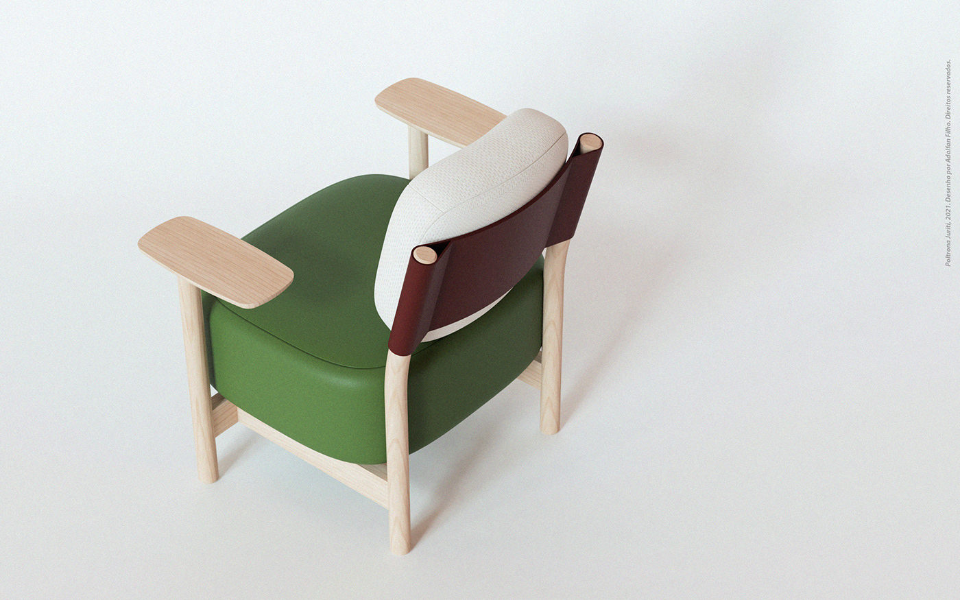 chair，originality，green，