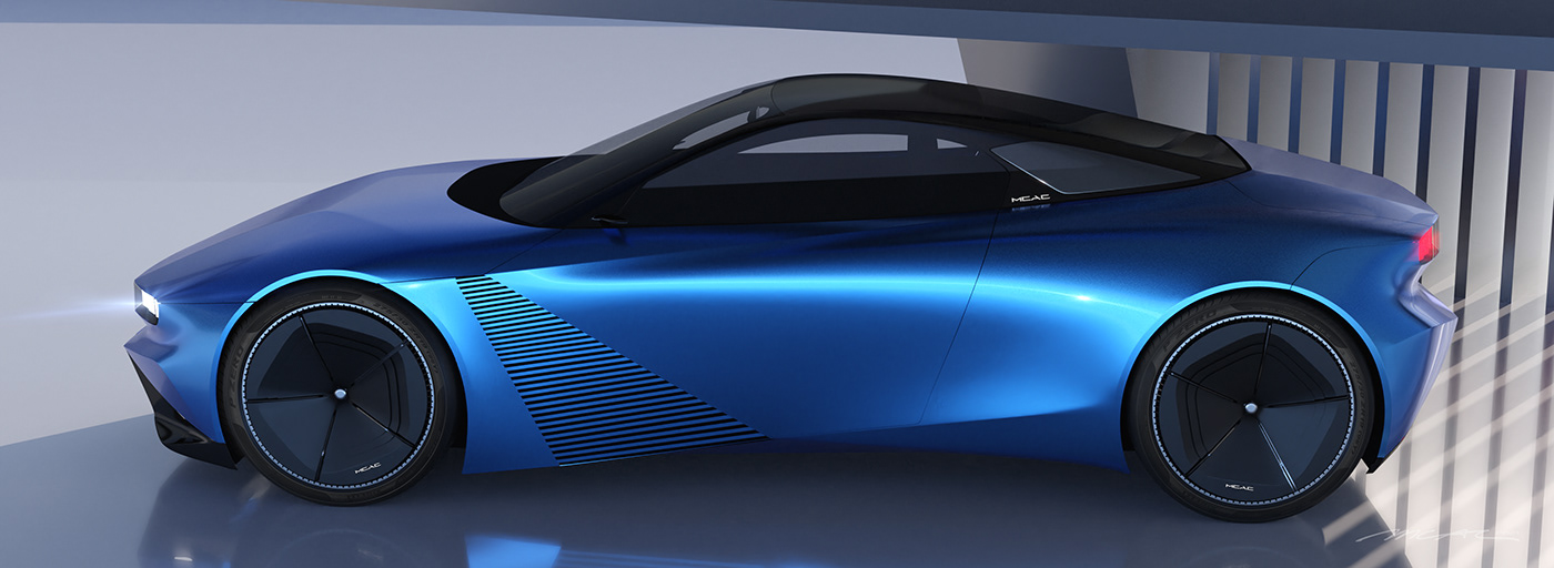 vehicle，automobile，conceptual design，Hand drawn，