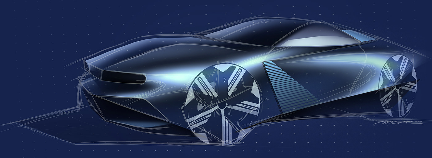 vehicle，automobile，conceptual design，Hand drawn，