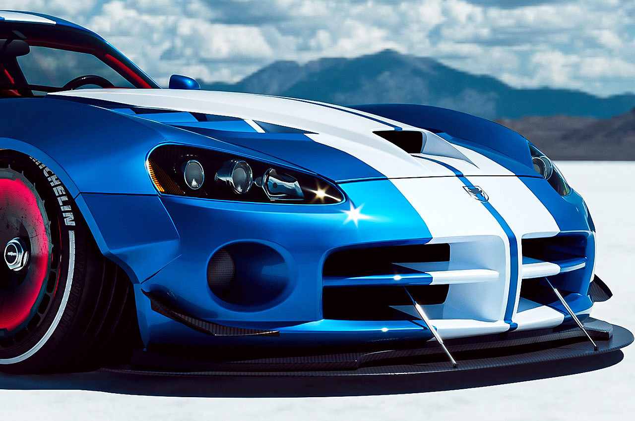 Sports car，blue，Red interior，