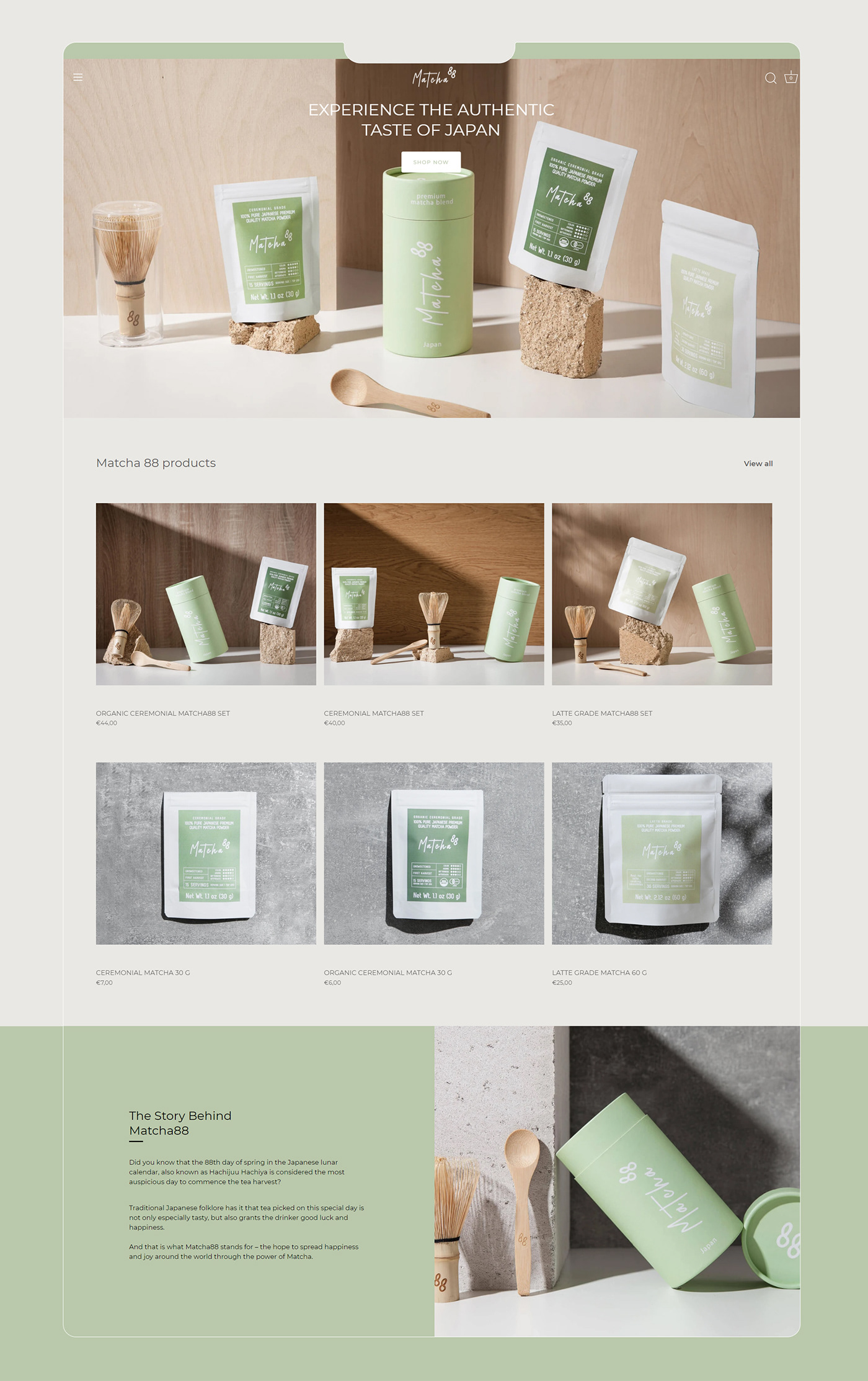 packing，Brand promotion，Matcha88，product design，