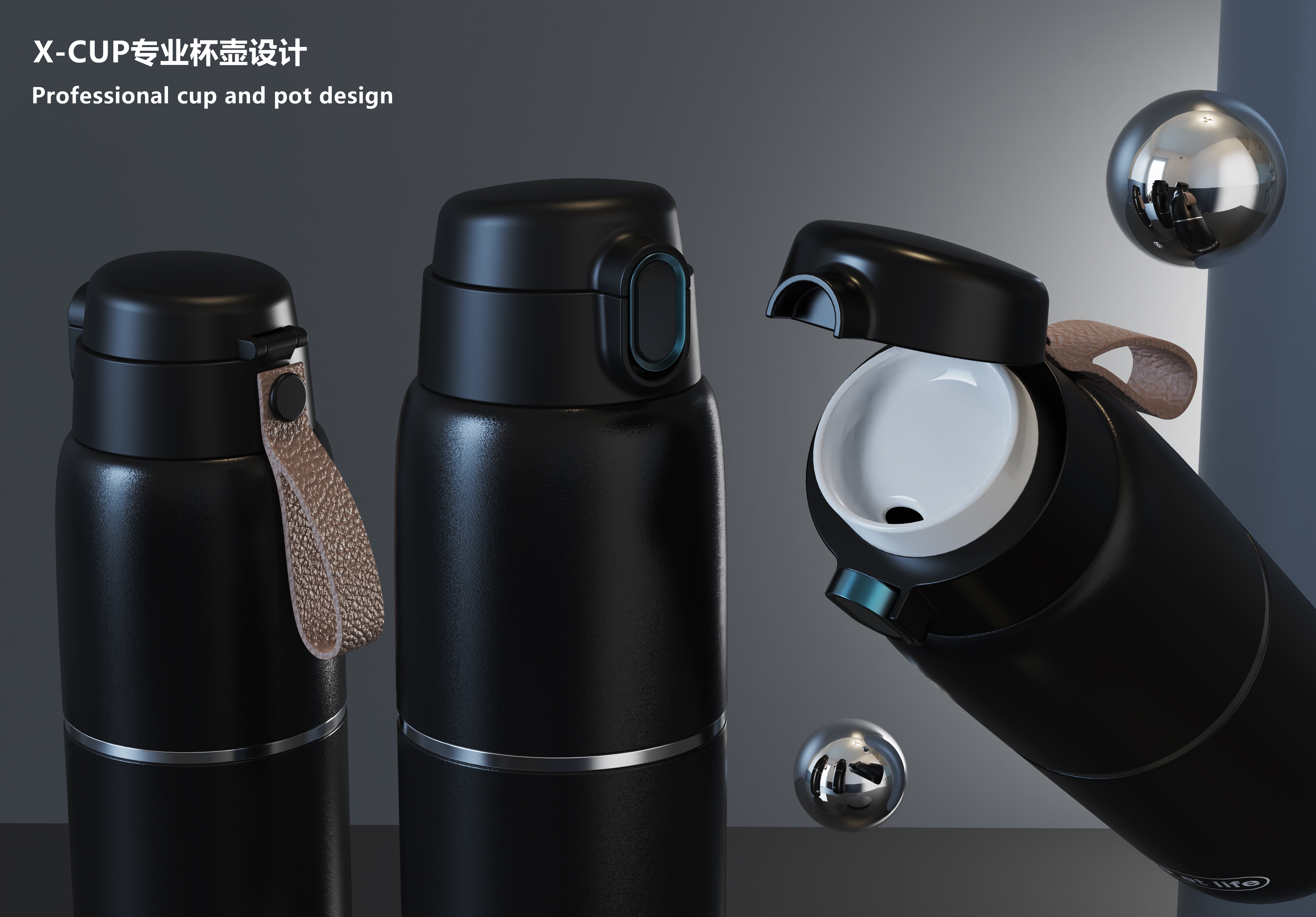 vacuum cup，Double drink，