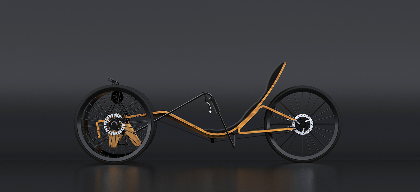 design sketch，sketch，woodiness，Tricycle，